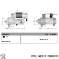 Стартер Peugeot 607 9D, 9U