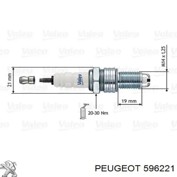 Свічки автомобільні Peugeot/Citroen 596221 ціна, від