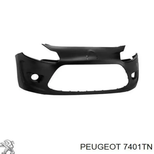 Передній бампер 7401TN Peugeot/Citroen
