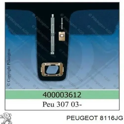 Лобове скло 6542AGSVZ XYG
