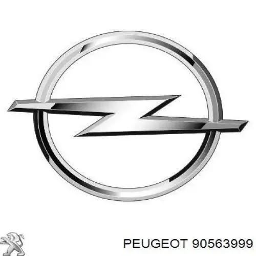 Замок багажника 90563999 Peugeot/Citroen