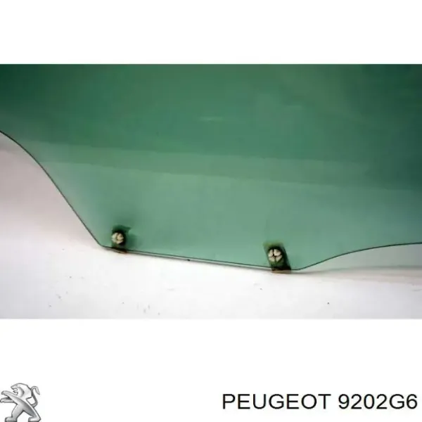 Скло передніх дверей, правою Peugeot/Citroen 9202G6