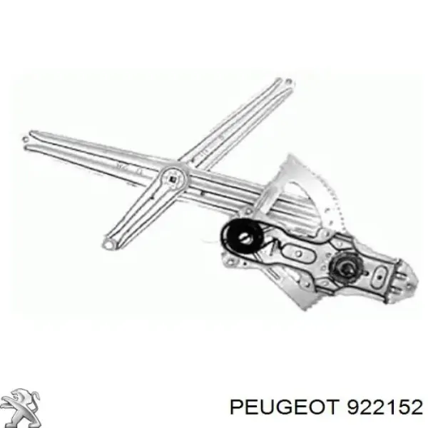 Склопідйомник передньої лівої двері 922152 Peugeot/Citroen