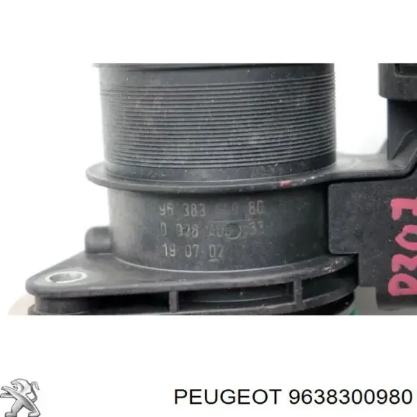 Дросільна заслінка 9638300980 Peugeot/Citroen