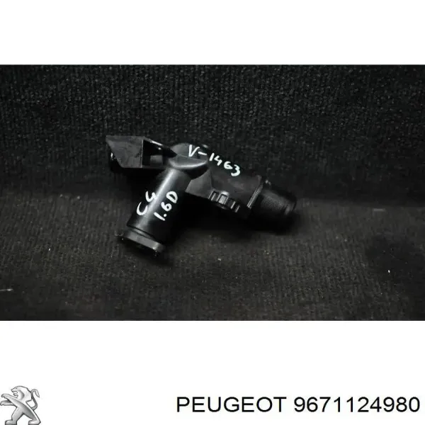 Фланець системи охолодження (трійник) 9671124980 Peugeot/Citroen