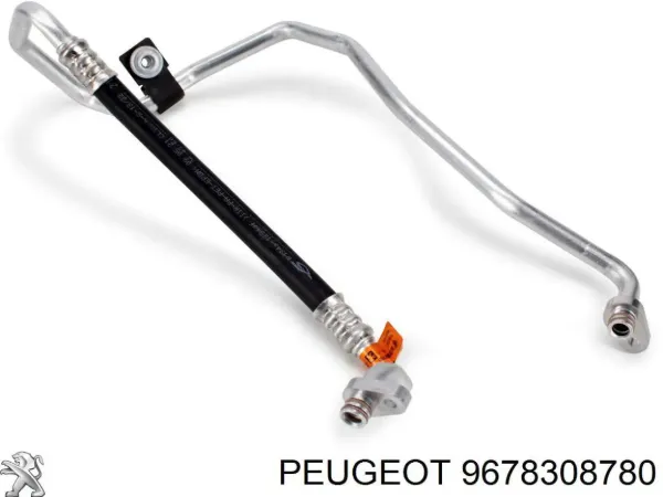 Шланг кондиціонера, від компресора до радіатора 9678308780 Peugeot/Citroen