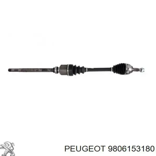 Піввісь права 9806153180 Peugeot/Citroen
