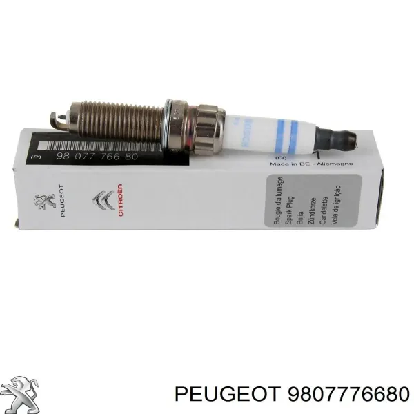 Свічки запалювання 9807776680 Peugeot/Citroen