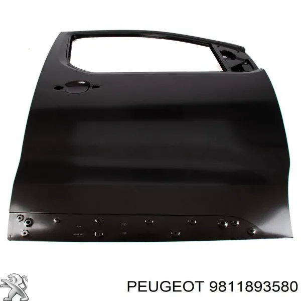 Двері праві передні 9811893580 Peugeot/Citroen