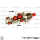 Ремкомплект головного гальмівного циліндру PEUGEOT D1262 Ремкомплект головного гальмівного циліндру PEUGEOT D1262