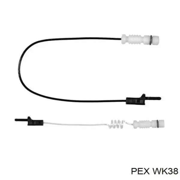 Датчик зносу гальмівних колодок, передній WK38 PEX