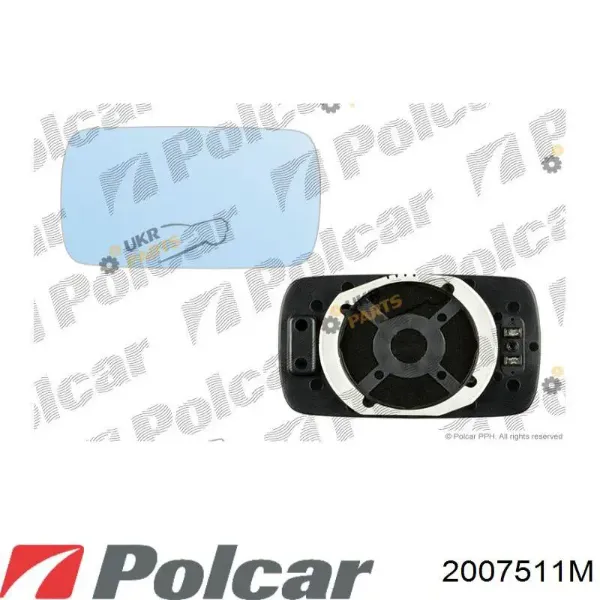 Ліве бокове дзеркало 2007511M Polcar