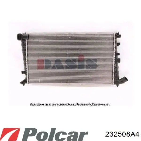 Радіатор 232508A4 Polcar