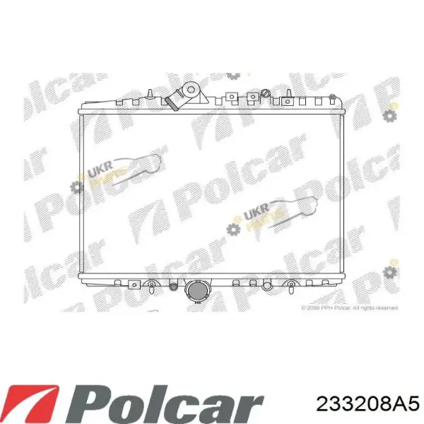 Радіатор 2332085 Polcar