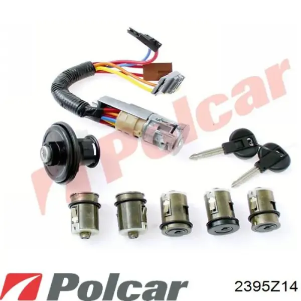 Личинка замка дверей передньої 2395Z14 Polcar