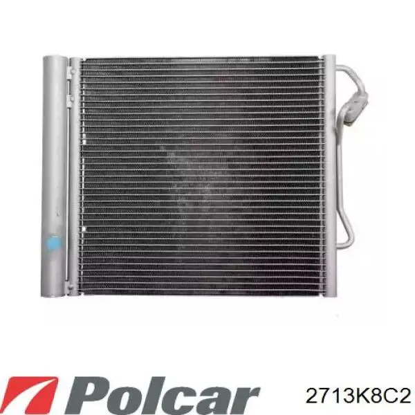 Радіатор кондиціонера 2713K8C2 Polcar