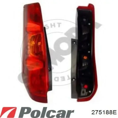 Задня права фара FP5018F2T TYC