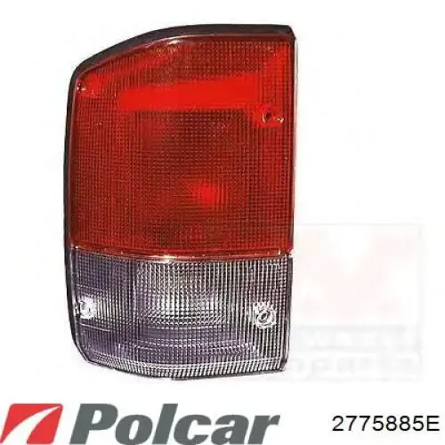 Ліхтар заднього бампера, правий 2775885E Polcar