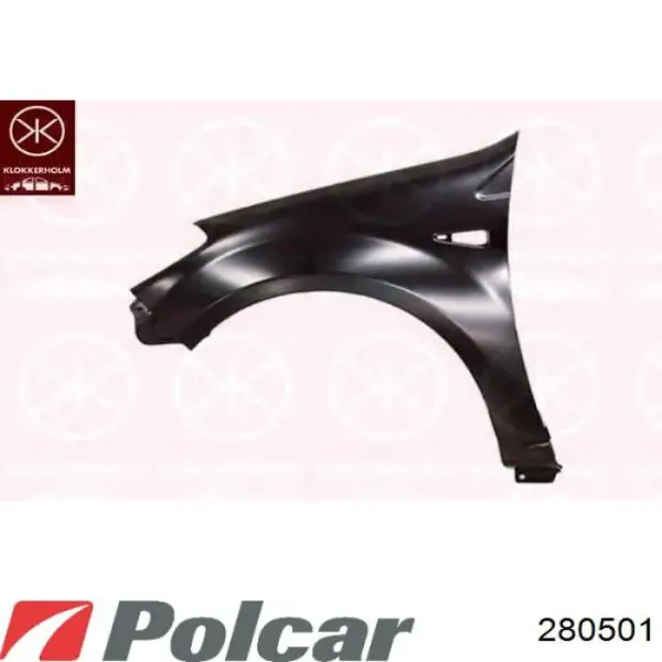 Крило переднє ліве 280501 Polcar