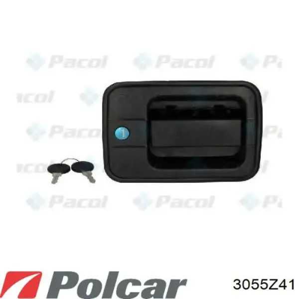 Ручка передньої двері зовнішня ліва 3055Z41 Polcar