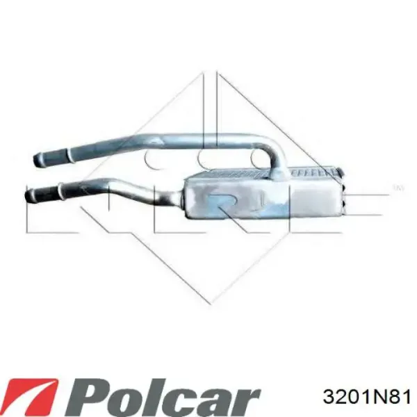 Радіатор пічки 3201N81 Polcar