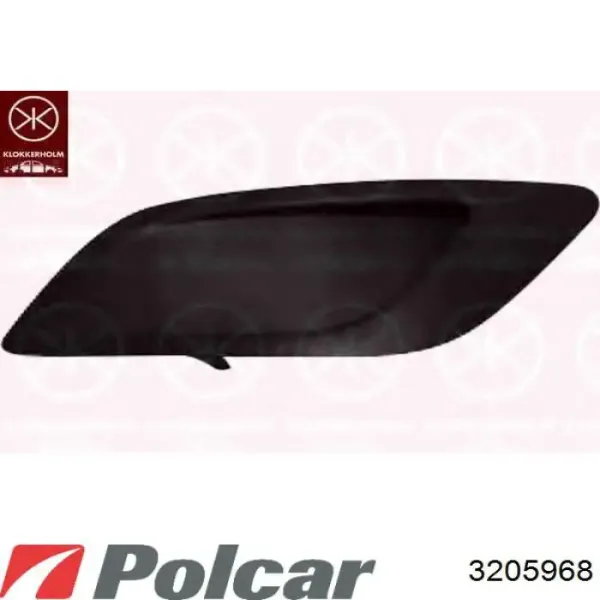 Заглушка бампера буксирувального гака, задня 3205968 Polcar