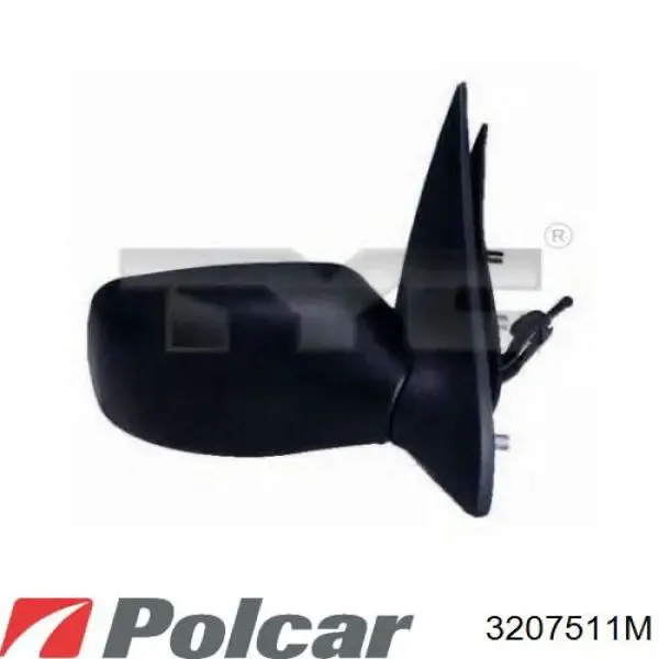 Ліве бокове дзеркало 3207511M Polcar