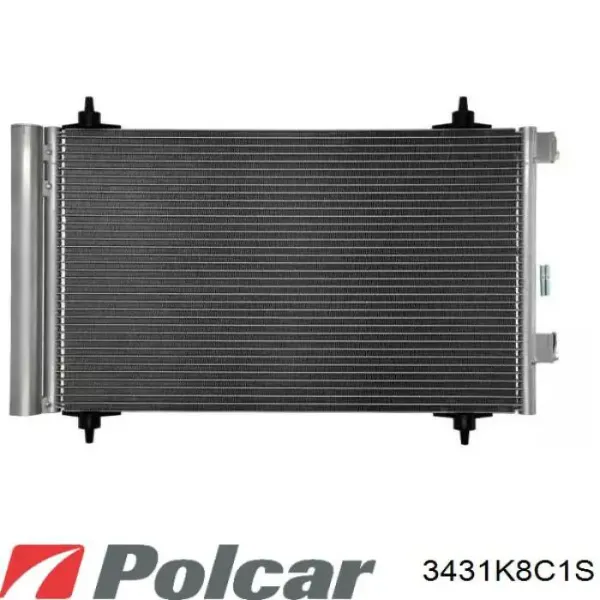 Радіатор кондиціонера 3431K8C1S Polcar