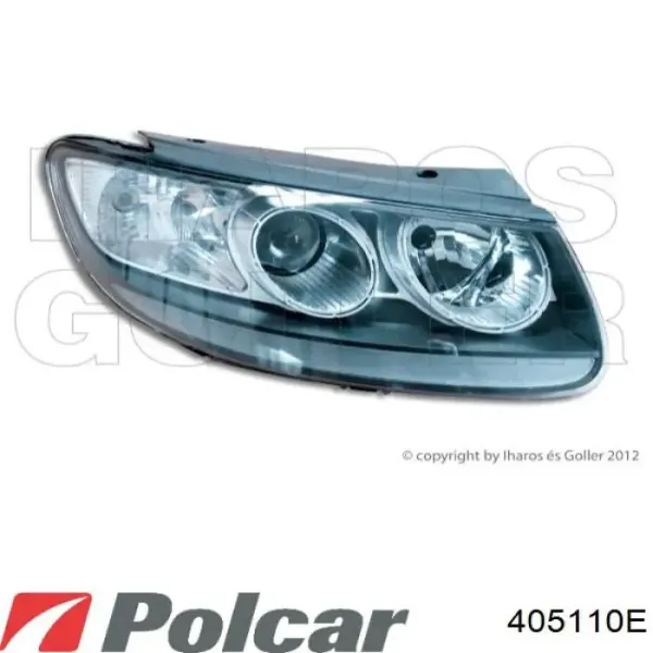 Фара права 405110E Polcar