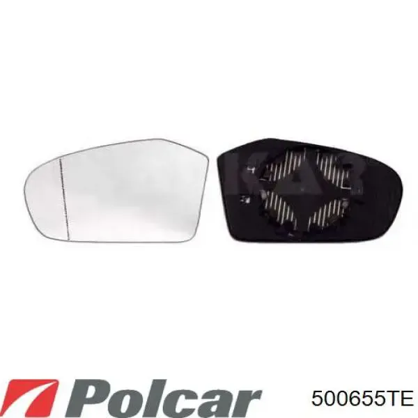Накладка дзеркала заднього виду, права 500655TE Polcar