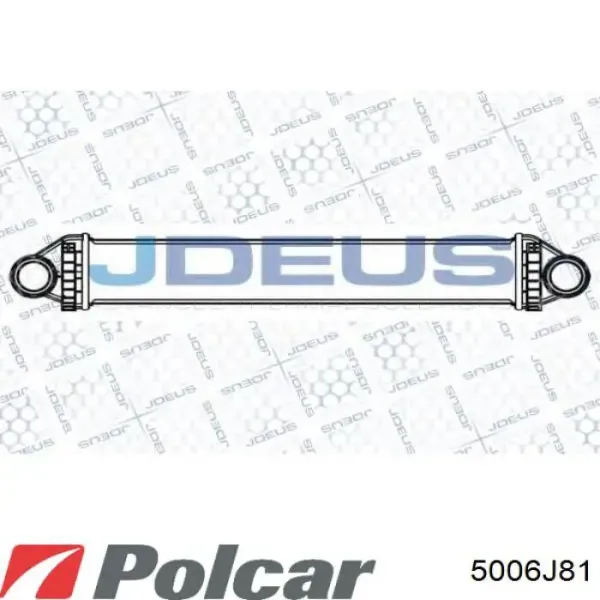 Інтеркулер 5006J81 Polcar