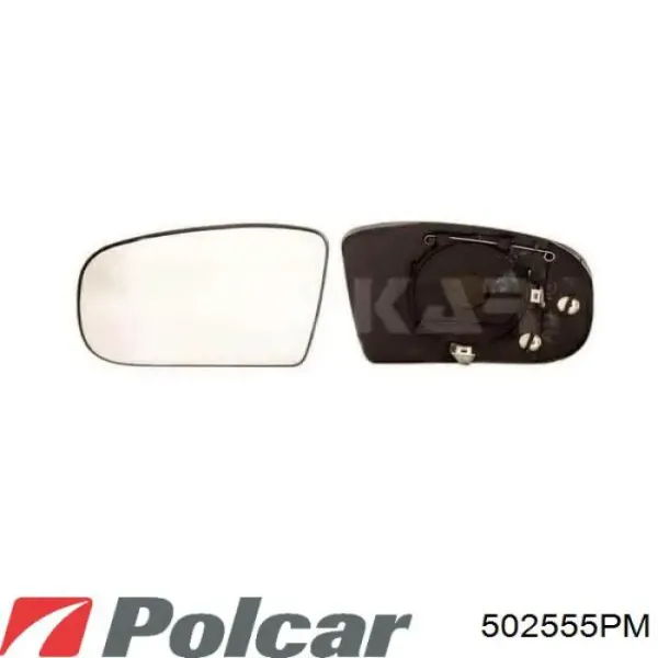 Накладка дзеркала заднього виду, права 502555PM Polcar