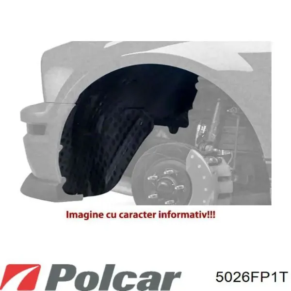 Підкрилок передній правий 5026FP1T Polcar