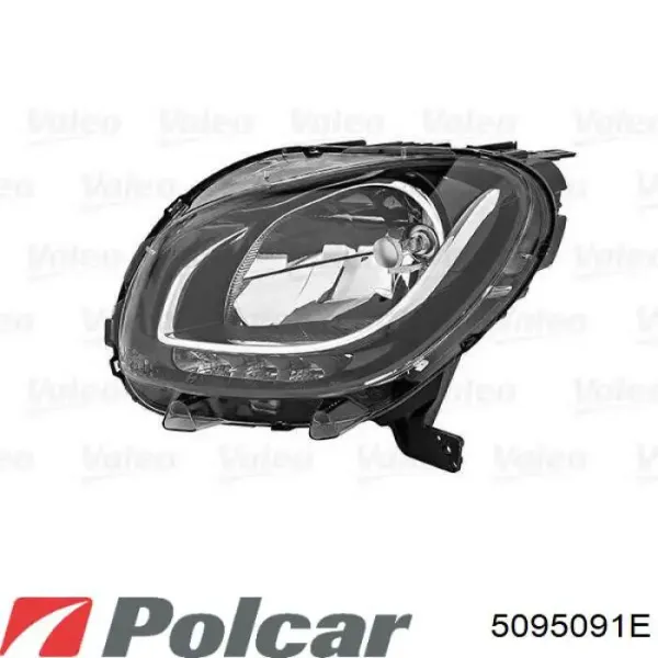 Фара ліва 5095091E Polcar