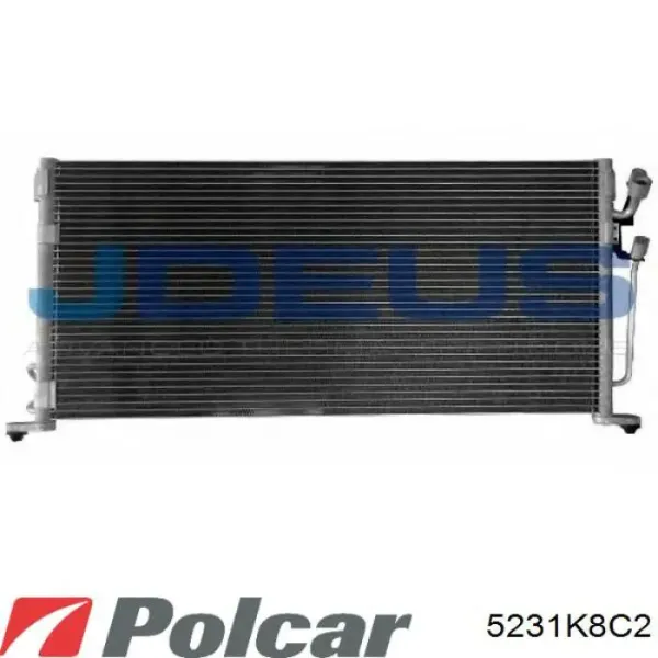 Радіатор кондиціонера 5231K8C2 Polcar