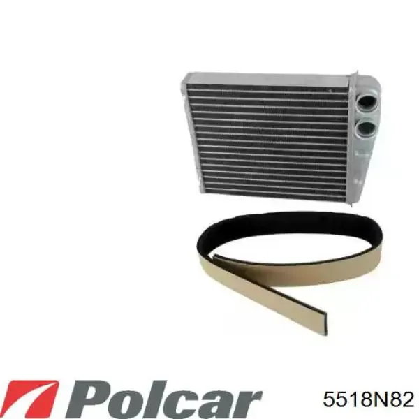 Радіатор пічки 5518N82 Polcar