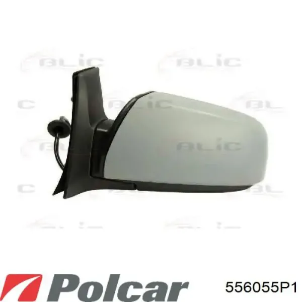 Накладка дзеркала заднього виду, права 556055P1 Polcar