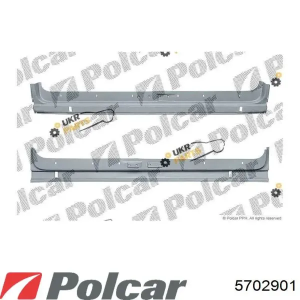 Панель задня, багажного відсіку 5702901 Polcar