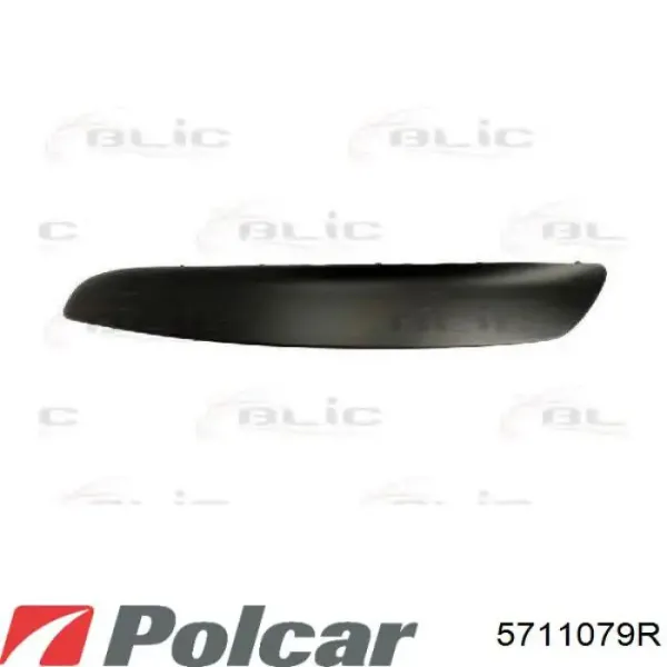 Накладка бампера переднього 5711079R Polcar