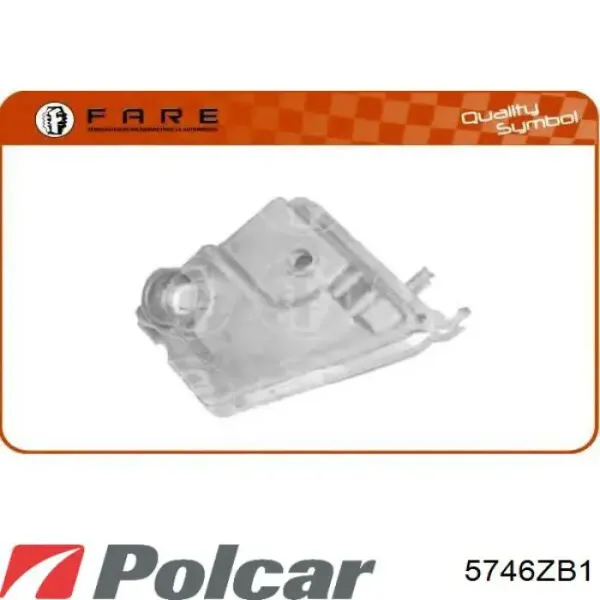 Бачок системи охолодження 5746ZB1 Polcar