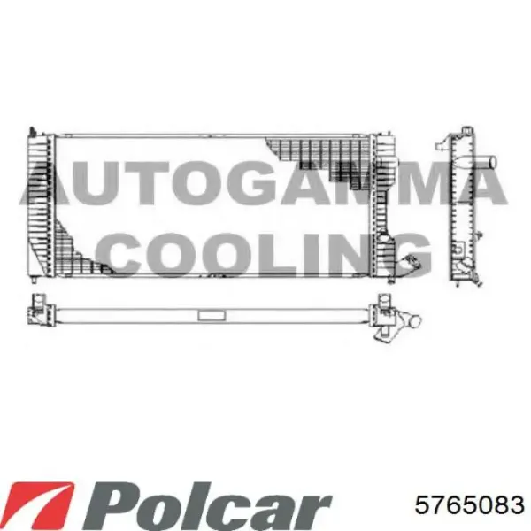 Радіатор 5765083 Polcar