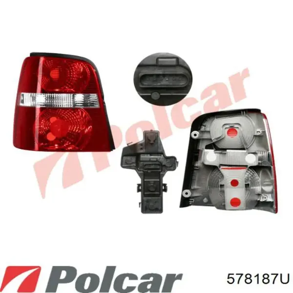Лівий стоп 578187U Polcar