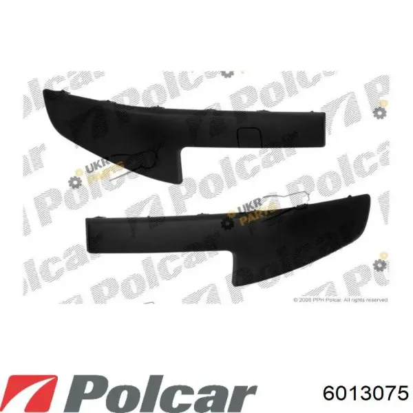 Накладка бампера переднього 6013075 Polcar