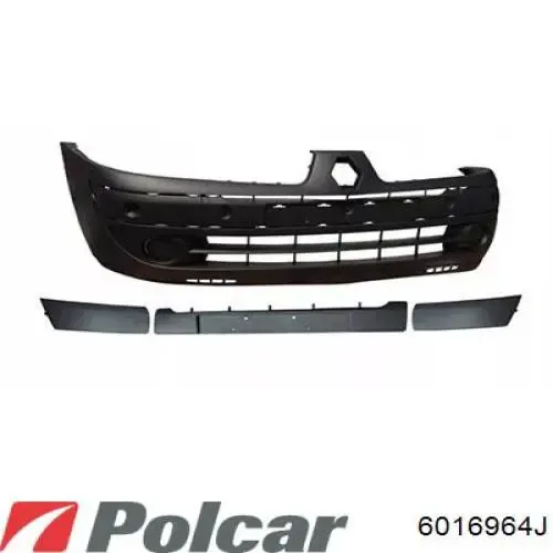Накладка бампера заднього 6016964J Polcar
