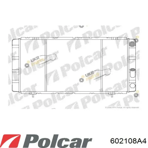 Радіатор 602108A4 Polcar
