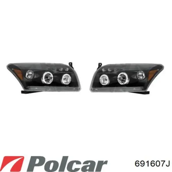 Передній бампер 691607J Polcar