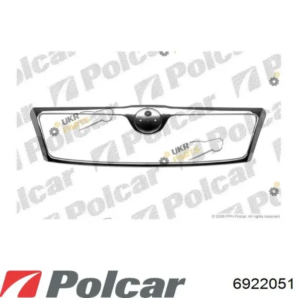 Решітка радіатора 6922051 Polcar