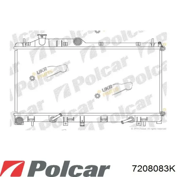 Радіатор 7208083K Polcar