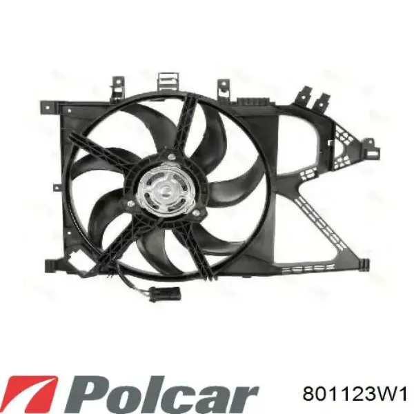 Двигун вентилятора системи охолодження 801123W1 Polcar