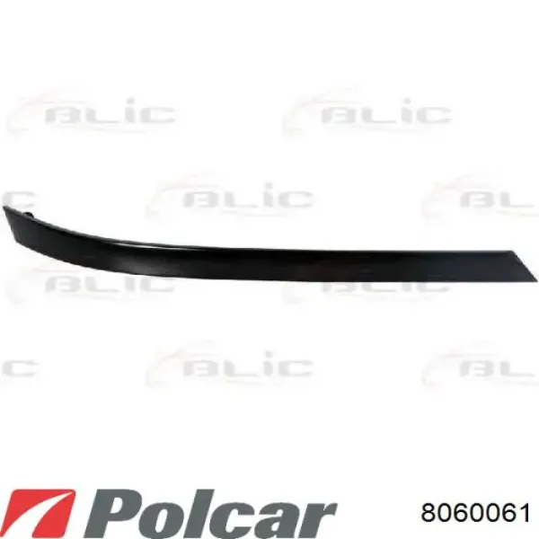 Вія (накладка) лівої фари 8060061 Polcar